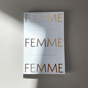 FEMME NOTEBOOK - Gold on White