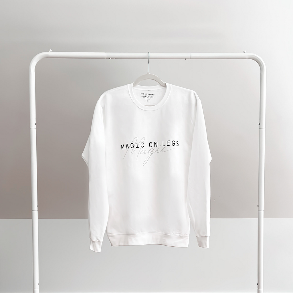 MAGIC ON LEGS - Sweatshirt White